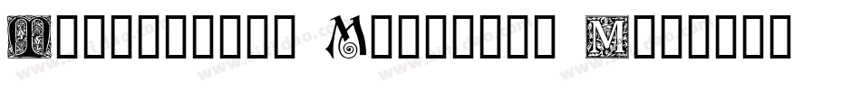 Ornamental Initials B字体转换
